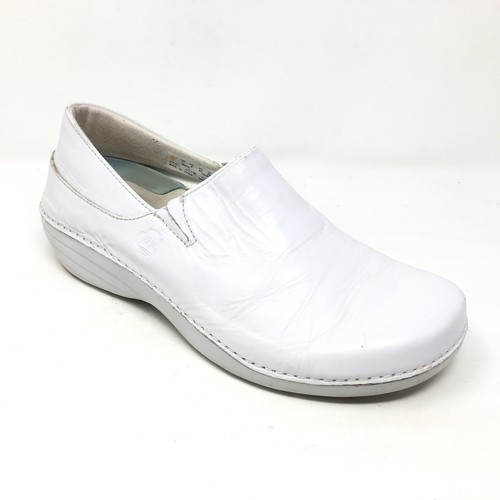 Timberland Renova mocassini zoccoli scarpe donna taglia 11 bianco antiscivolo