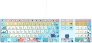 Silicone Keyboard Cover Skin for Apple Imac Keyboard with Numeric Keypad Wired U - Picture 1 of 8