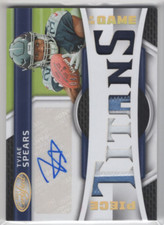 2023 Certified Piece of the Game Signatures Gold 11 Tyjae Spears Auto Jersey /25