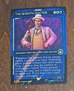MTG The Seventh Doctor Showcase Surge Foil - Dr WHO - 1149 Rare Time Lord Doctor - Picture 1 of 2
