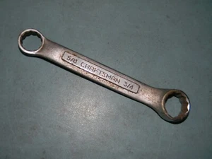 Llave de extremo Craftsman doble caja corta serie 5/8 y 3/4 V 43862 EE. UU. - Imagen 1 de 5