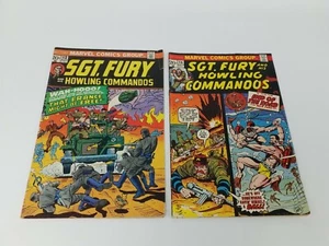 Sgt. Fury and His Howling Commandos Comic Book #113, #116 Marvel 1973 - Bild 1 von 12