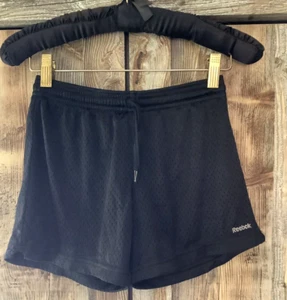 Girls REEBOK Elastic Drawstring Waist Unlined Poly Mesh Athletic Gym Shorts S - Picture 1 of 5