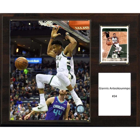 NBA 12"x15" Giannis Anteokoummpo Milwaukee Bucks Player Plaque Cover