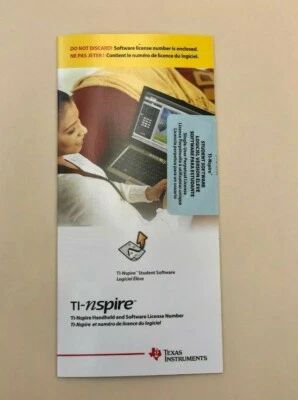 TI-Nspire CX Student Software License Number (will ship sealed license tracking) - Image 1 of 2