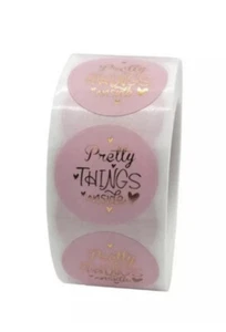 50 pegatinas interiores de 1 pulgada Pretty Things - Imagen 1 de 3
