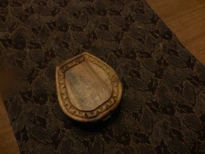 Vintage Holz handgeschnitzter Schmuck kleine Box Schuh Pferdeform - Bild 1 von 12