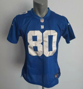 New York Giants Jersey #80 Victor Cruz Nike Blue Shirt Size Boys L NFL Football - Picture 1 of 7