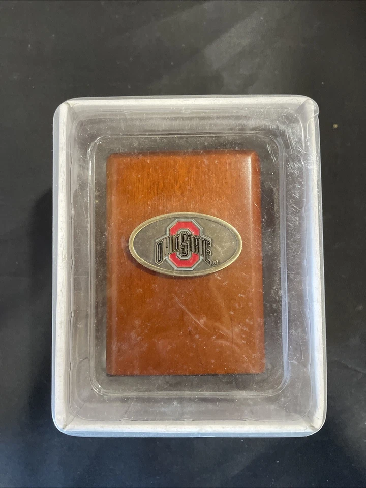 Ohio State Buckeyes Pequeño Lápiz de Madera Taza 3.75" x 2.5" - Nuevo Foto 1 de 4