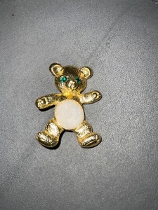 Vintage Edgar Berebi Limited Edition Teddybär grüne Augen Strass - Bild 1 von 6