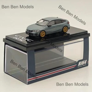 Hobby Japan CIVIC RS Customized Version Sonic Gray Pearl HJ642046BGY 1/64 - Picture 1 of 7