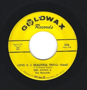 NORTHERN  SOUL 45  Ben Atkins  & the Nomads  Goldwax  336 - Foto 1 di 2