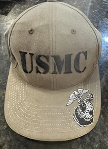 Gorra ajustable de bajo perfil bordada USMC Marines de Estados Unidos Globo y sombrero de ancla - Imagen 1 de 2