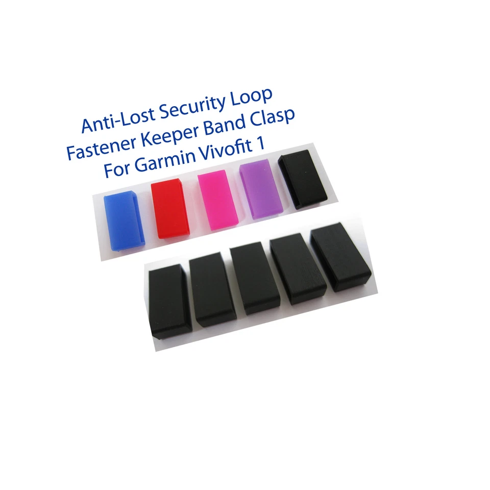 防丢失安全环扣 Keeper Band Clasp Garmin Vivofit 1 硅 — 第 1/1 张图片