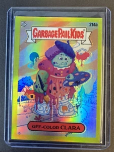 2023 Topps Chrome GPK Series 6 Off-Color Clara Yellow Refractor /275 #214a - Bild 1 von 2