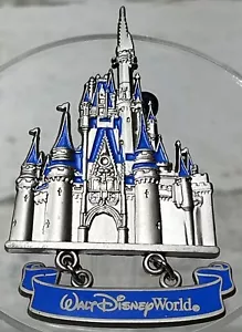 Spilla Walt Disney World 58914 WDW Principessa Cenerentola Pendente Argento - Foto 1 di 3