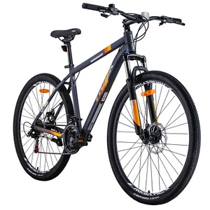 Trinx M136 Pro 29er 21 Speed Mountain Bike MTB 29 Wheel Grey/Orange - Picture 1 of 2
