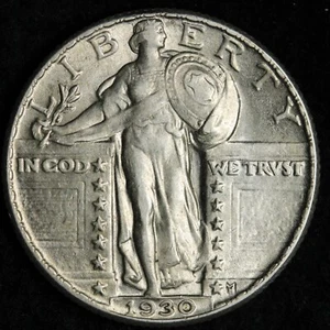 1930 Standing Liberty Silver Quarter BU *UNCIRCULATED* MS E342 GJCCQ - Picture 1 of 2