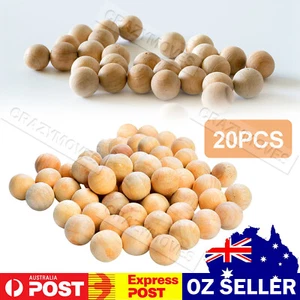 20PCS Cedar Mothballs Natural Scented Insect Repellent Safe Effective VIC - Picture 1 of 9