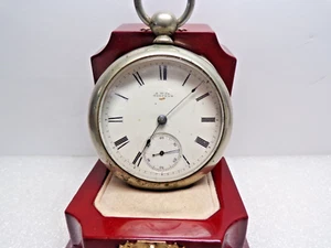 1877  Waltham Pocket Watch, Grade Wm. Ellery, Size 18s, 11 J, NO KEY - Picture 1 of 7