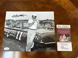 Ned Jarrett Signed 8x10 Photo- JSA AUTHENTICATED- Nascar- COA - Picture 1 of 1