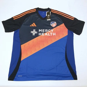 Camiseta de fútbol FC Cincinnati Adidas 2025 2026 local para hombre 2XL MLS azul - Imagen 1 de 19