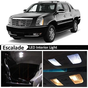 18x Paquete interior de luz LED blanca para Cadillac Escalade EXT 2007-2014 - Imagen 1 de 1