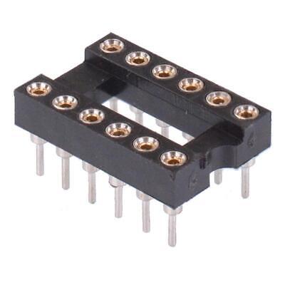 10 X 12 Pin DIP/DIL Turned Pin IC Socket Connector 0.3  Pitch • 11.97$