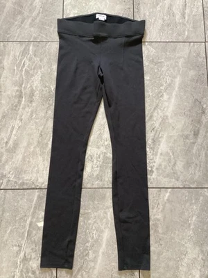 Leggings Helmut Lang para mujer medianos negros calce ajustado elásticos hechos en EE. UU. Yoga Foto 1 de 4