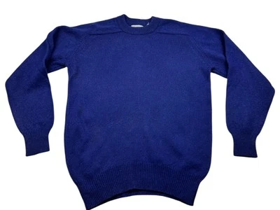 VTG Sears Classics Mens Large Long Sleeve Sweater Jumper Pullover Blue Casual - Image 1 of 4