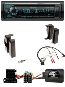 Kenwood Lenkrad Bluetooth DAB USB CD Autoradio für Audi A4 B5 bis 99 A6 C4 bis 9 - Bild 1 von 9