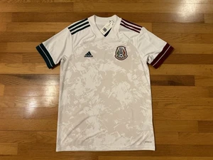 Nuovo kit maglia stadio calcio away L Adidas Mexico 2020 bianco GC7940 uomo - Foto 1 di 22