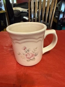 Vintage Platzgraff Tea Rose Stoneware 3 7/8” Coffee mug - Picture 1 of 4