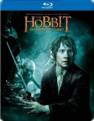 The Hobbit: An Unexpected Journey (Blu-ray) Christopher Lee Mark Hadlow Ian Holm - Image 1 of 2