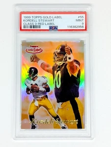 Topps Gold Label Clase 3 1999 etiqueta roja #5 Kordell Stewart/25 PSA 9 POP 1 - Imagen 1 de 3