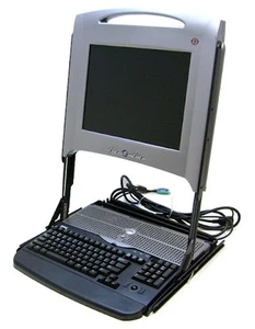 Dell PowerEdge 15FP 15" Rackmount LCD Monitor Keyboard Server Rack Console - Picture 1 of 6