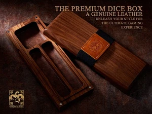 Mythical Dice Box - Mythical Dice Box - Nussbaum mit braunem Leder innen - Bild 1 von 3