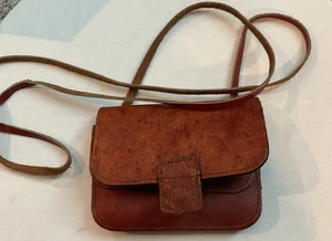 Kleine Leder Rindsleder Druckknopf Tasche Brasilien - Bild 1 von 4