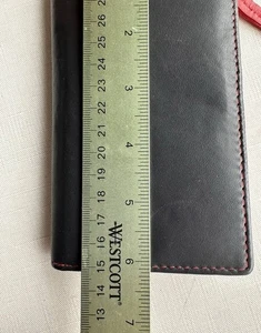 Golunski Echtleder RFID Trifold Geldbörse Schwarz Rot Grün - Bild 1 von 7