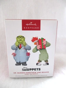 Dr Bunsen Honeydew And Beaker 2023 Hallmark Disney The Muppets QXD6759 - NIB - Picture 1 of 4