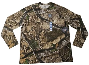 Realtree Men's Edge Camo Lightweight Performance Long Sleeve Tee 2XL(50-52) NWT - Picture 1 of 4