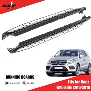 Fixed Running Boards Side Step Pedal Fits for Mercedes Benz W166 GLE 2016-2019 - Picture 1 of 7