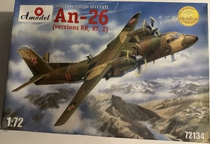 Amodel 72134  An-26 Military Cargo Aircraft (versions RR,RT,Z)  1:72 - Picture 1 of 1