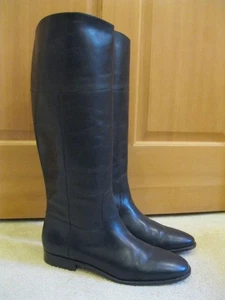 J. Crew "Troy" Lederreitstiefel Größe 12 GUC - Bild 1 von 14