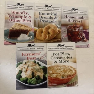 Menge 5 hausgemachte Amish Kochhefte Rezept Kochbücher - Bild 1 von 4