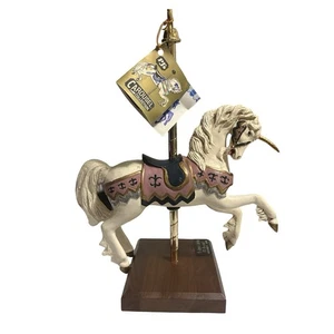 PJ'S CAROUSEL COLLECTION HORSE UNICORN BY MICHELLE PHELPS SIGNED 1986 VERY RARE - Picture 1 of 5