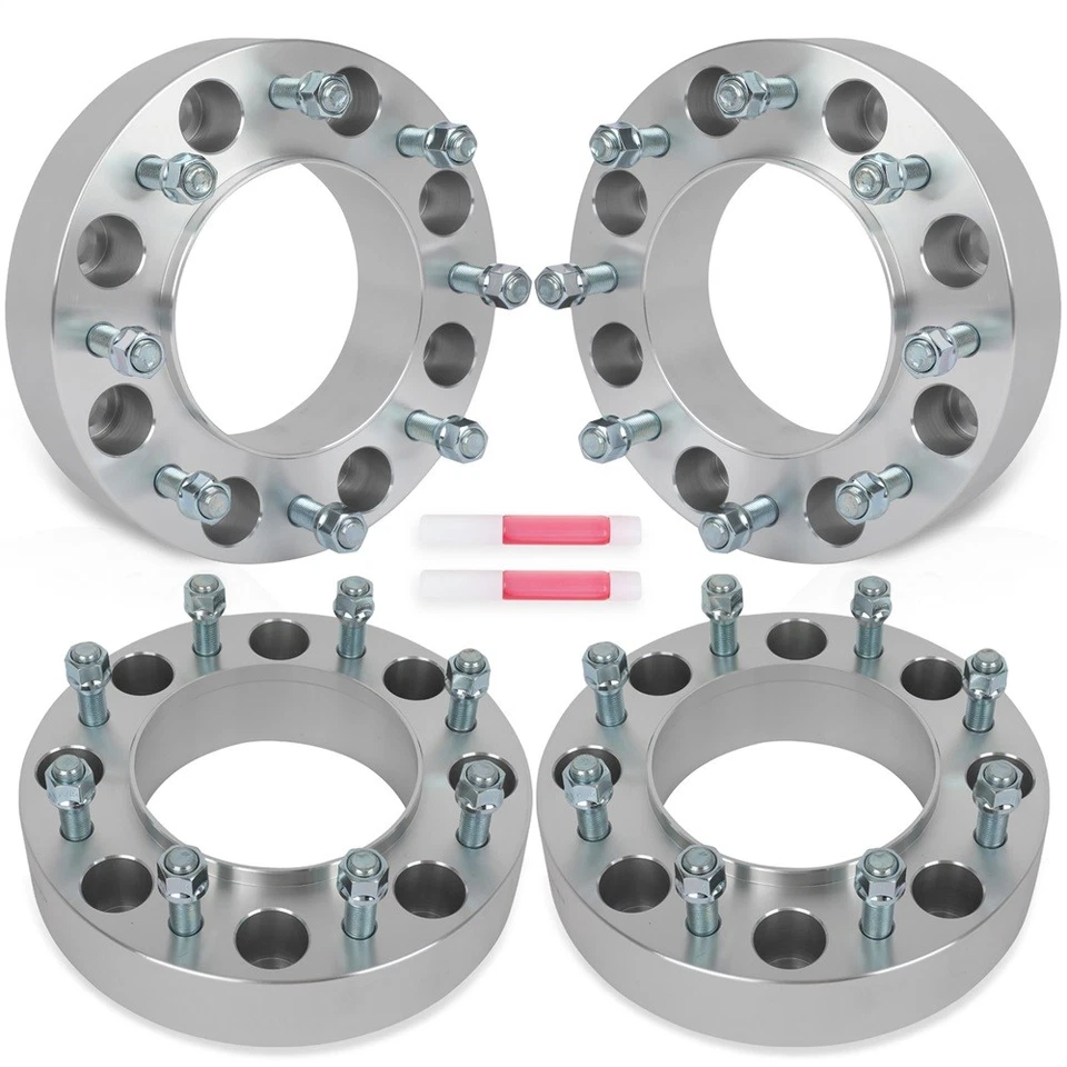 4x 2" 8x200 Wheel Spacers 14x1.5 Fits Ford F-350 Super Duty Dually Ram 3500 - Image 1 of 4