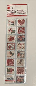 Adesivi per scrapbooking Martha Stewart - timbro natalizio rustico - nuovi con scatola - Foto 1 di 8