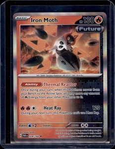Iron Moth SV04: Pokémon Paradox Rift #028/182 Holograma Raro Casi Nuevo+ - Imagen 1 de 2