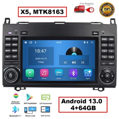Autoradio CarPlay für Mercedes Benz A/B Klasse Sprinter Viano Vito W639 GPS Navi - Bild 1 von 4